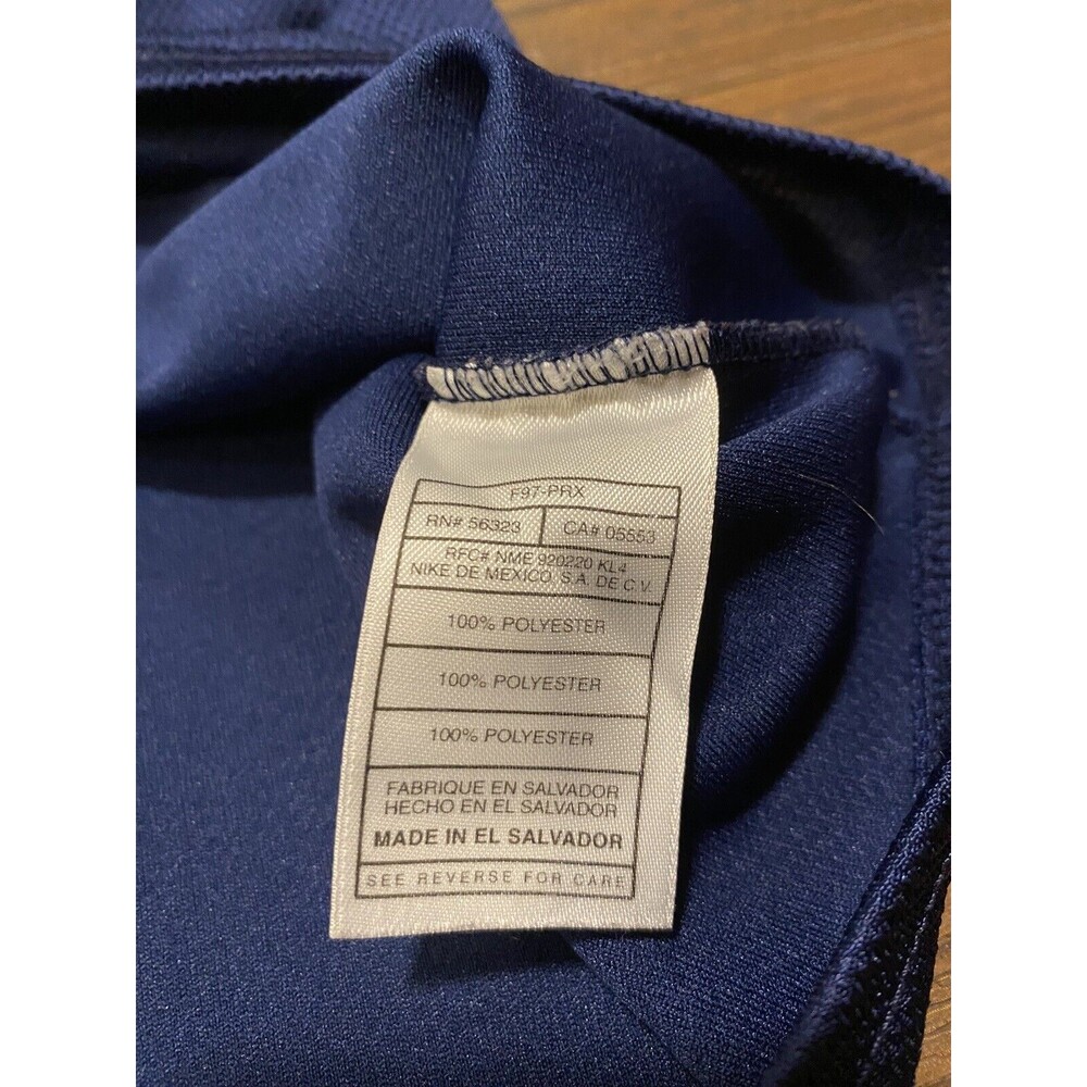 MLS Nike Men’s Tampa Bay Mutiny Soccer Jersey XL Blue 1990’S Vintage White Tag - Picture 5 of 9